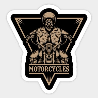 Grandpa Motorcycle Biker: Cooler Than You Think Sticker